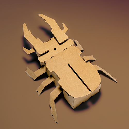 【とっておきダンボール】embotクワガタ